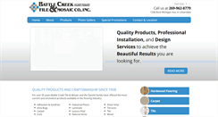 Desktop Screenshot of battlecreektile.com