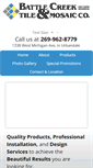Mobile Screenshot of battlecreektile.com